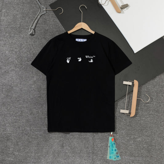 OFF-WHITE Sea Blue Cross Arrow Tee Shirt 'BLACK'