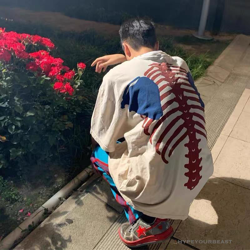 OFF-WHITE Loose x Oversized Chest Tee Shirt 'WHITE'