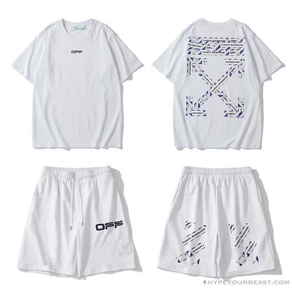 OFF-WHITE Cabin Baggage Shorts 'WHITE'