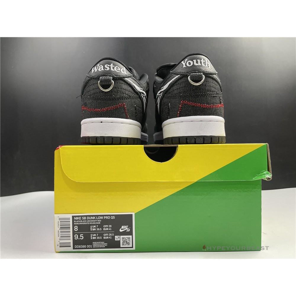 Nike SB Dunk Low Black Wasted Youth
