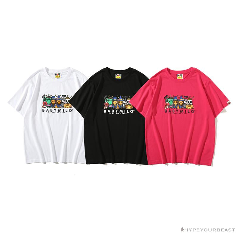 BAPE Baby Milo Halloween Tee Shirt 'PINK'