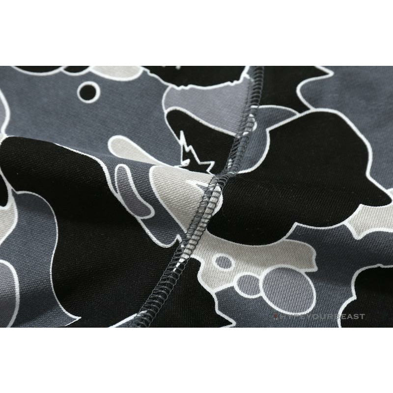 BAPE Shark Head STA Star Camouflage Hoodie 'BLACK'