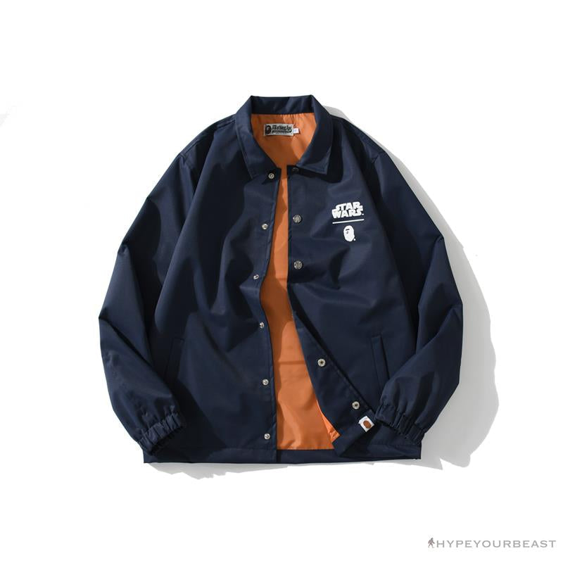 BAPE x Star Wars Collaboration Windbreaker Jacket 'BLUE'