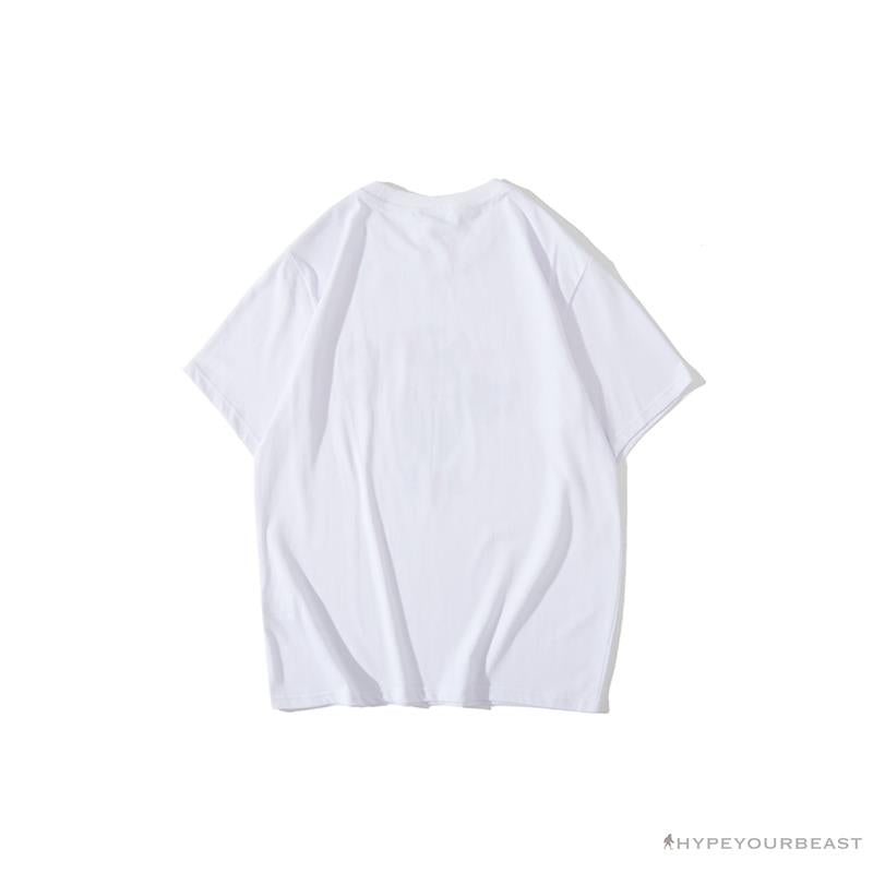 BAPE Baby Milo Color Letter Monkey Tee Shirt 'WHITE'