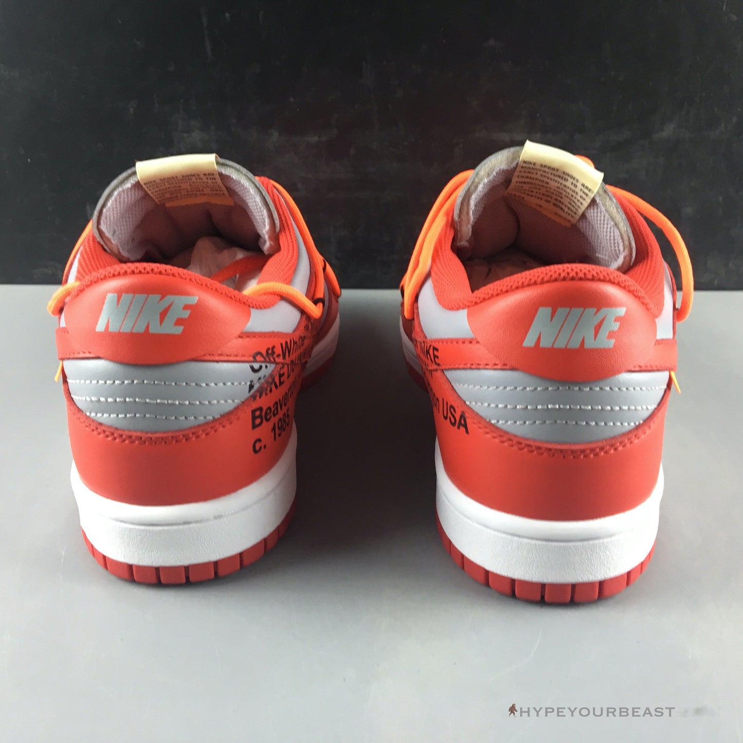 Nike Off-White X Dunk Low 'University Red'