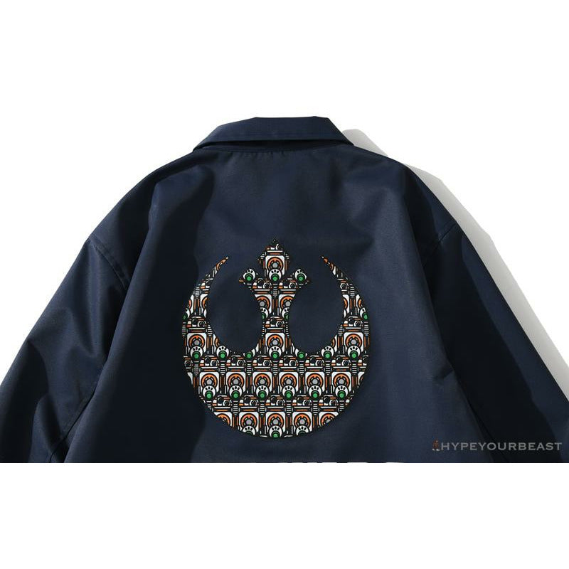 BAPE x Star Wars Collaboration Windbreaker Jacket 'BLUE'