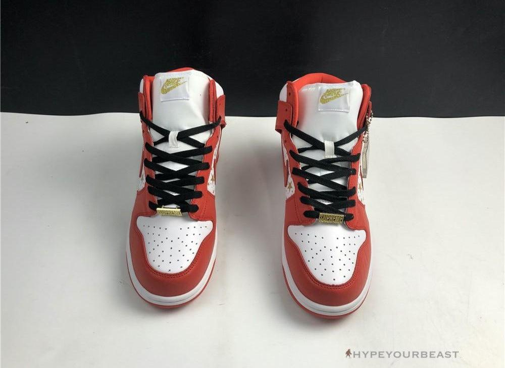 Nike Dunk High X Supreme Red