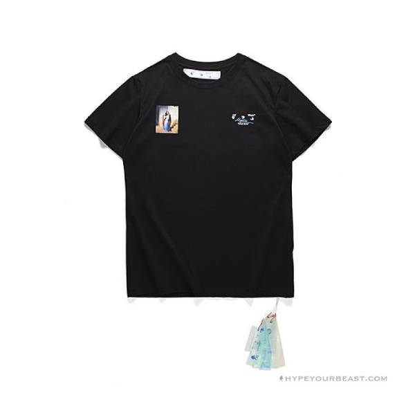 OFF-WHITE The Kiss Tee Shirt 'BLACK'