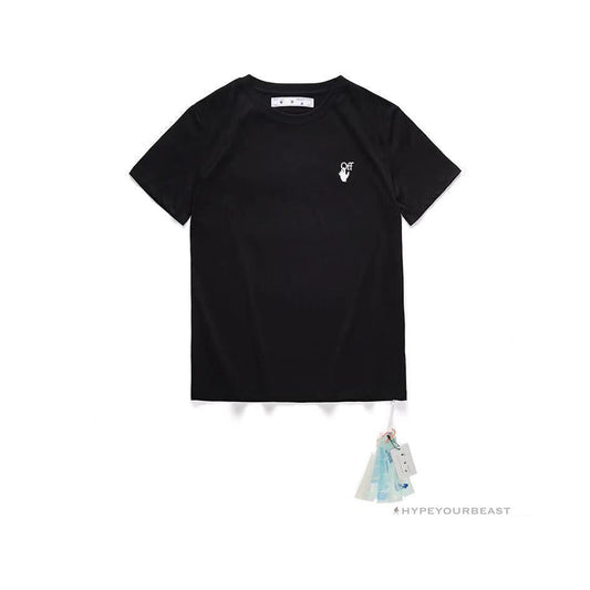 OFF-WHITE Hand Shake Tee Shirt 'BLACK'