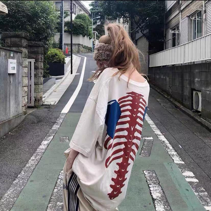 OFF-WHITE Loose x Oversized Chest Tee Shirt 'WHITE'