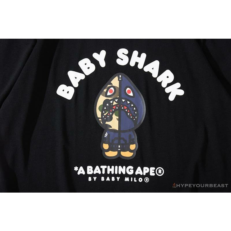 BAPE Baby Shark Red Shark Tee Shirt 'BLACK'
