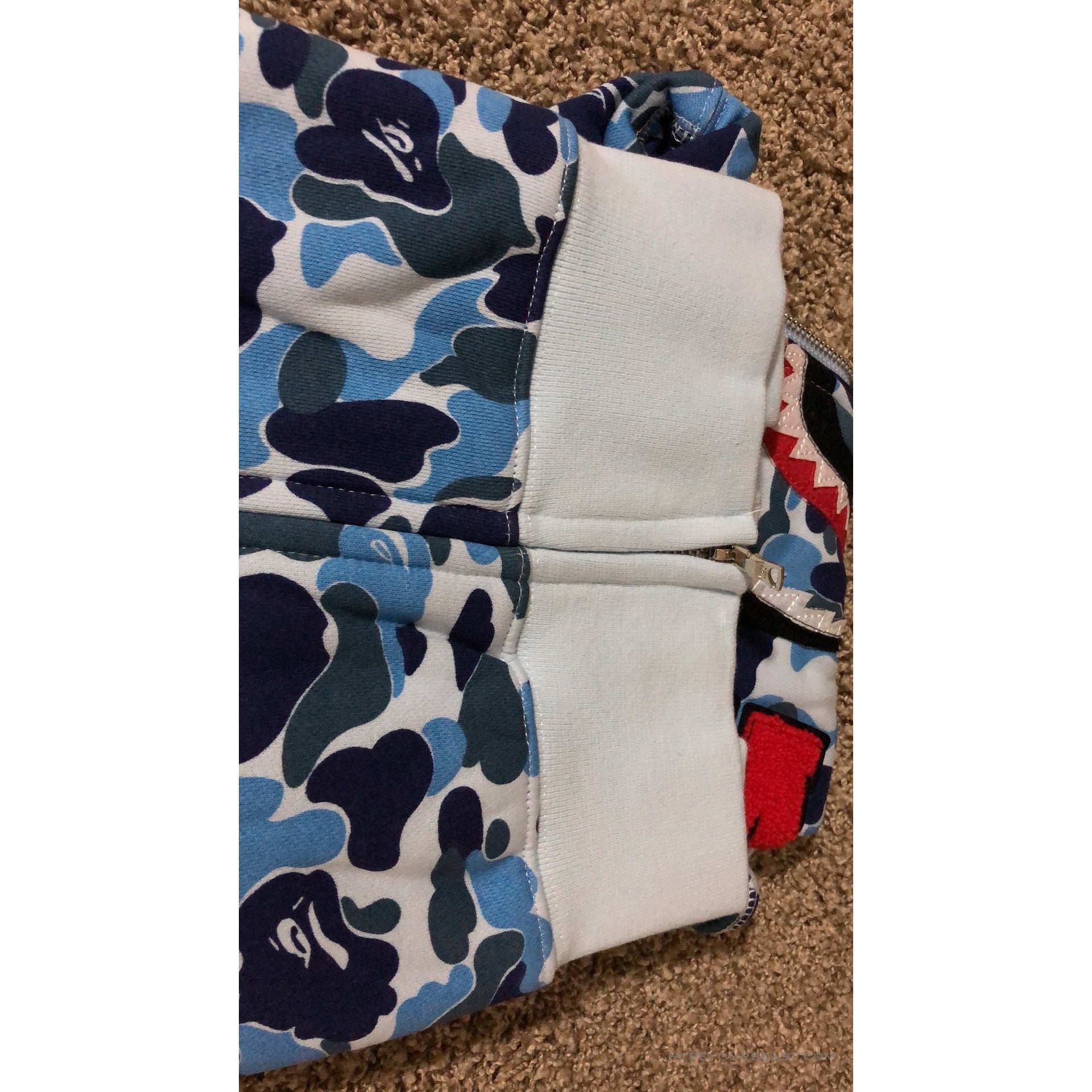 Bape Jacket Blue Camo