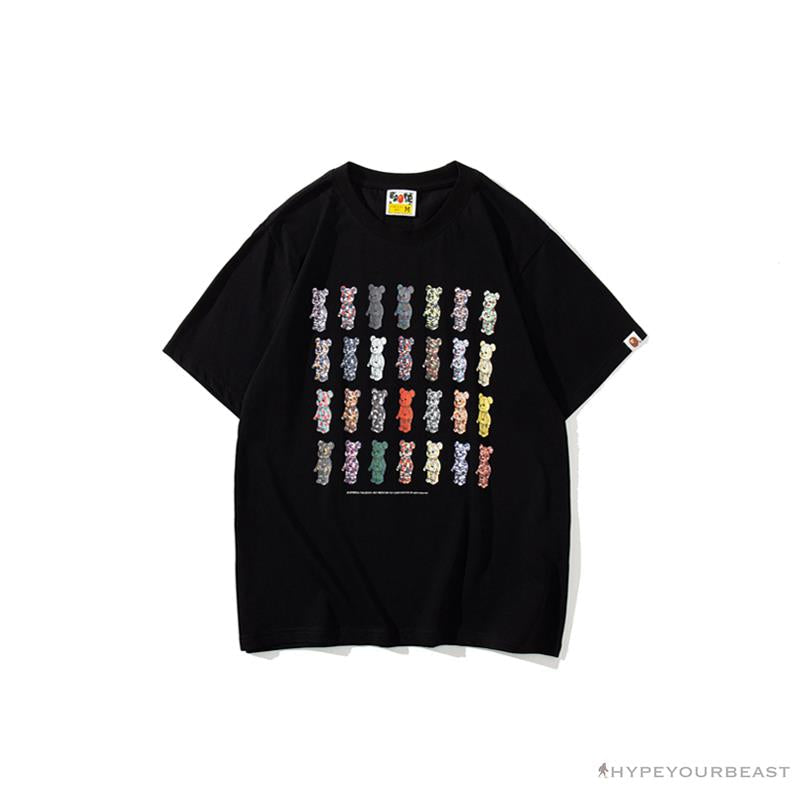 BAPE Violent Bear Collaboration 28th Anniversary Camouflage Tee Shirt 'BLACK'