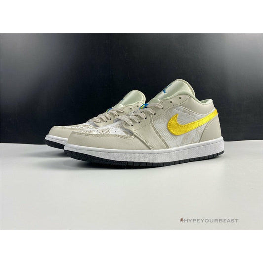 Air Jordan 1 Low 'Palm Tree Beige Yellow'