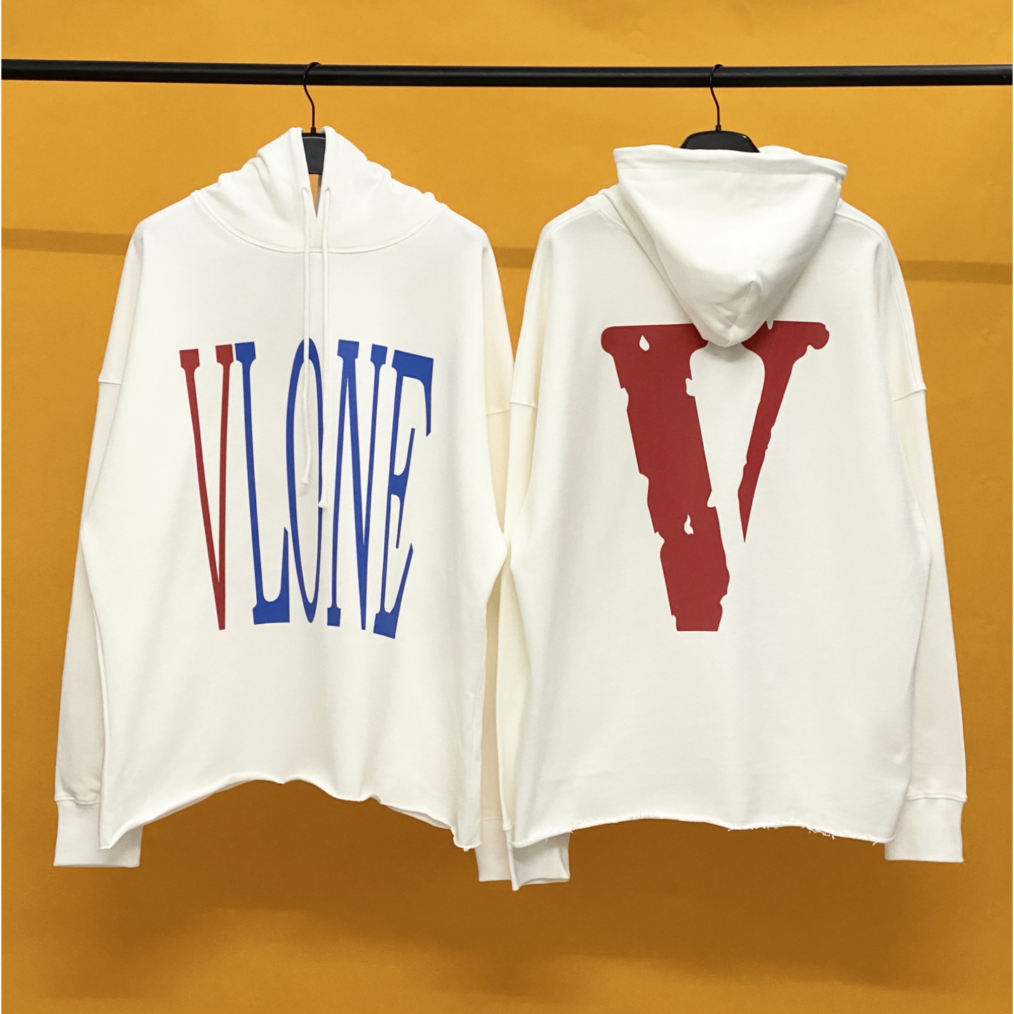 Vlone Red White and Blue Hoodie