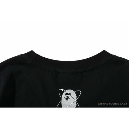 BAPE Universe Solar System Ape Man Head Tee Shirt 'BLACK'