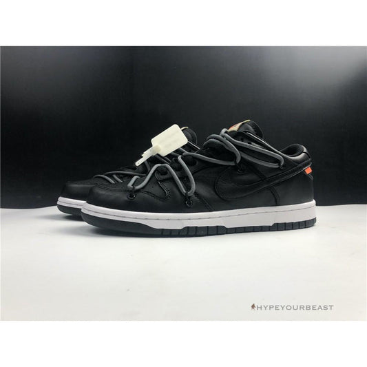 Off White X Nike Dunk Low Black