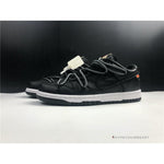 Off White X Nike Dunk Low Black