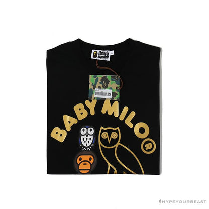 BAPE Baby Milo Owl Bronzing Tee Shirt 'BLACK'