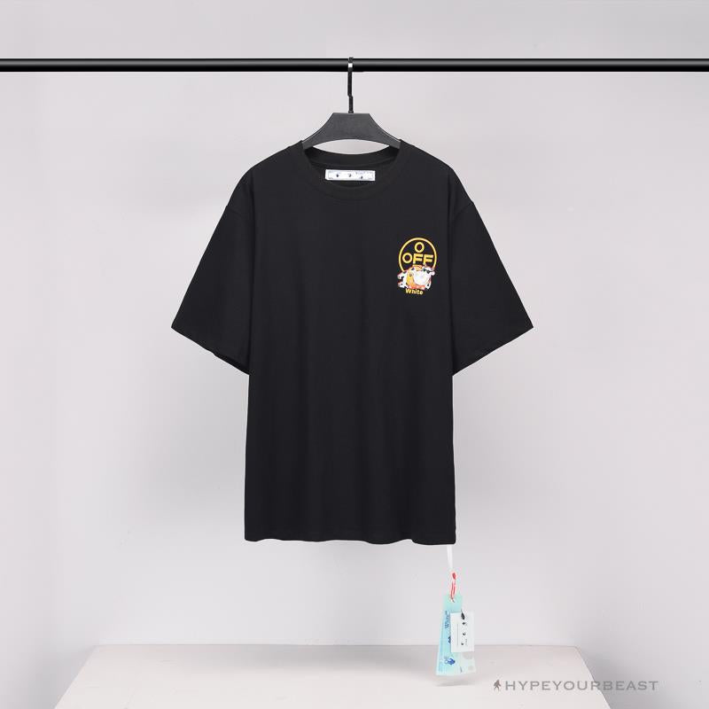 OFF-WHITE Hawaiian Cow Arrow Tee Shirt 'BLACK'