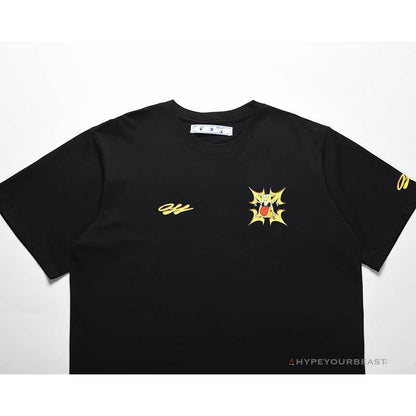 OFF-WHITE Dimensional Arrow Angry Calf Tee Shirt 'BLACK'