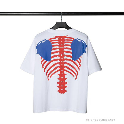 OFF-WHITE Loose x Oversized Chest Tee Shirt 'WHITE'