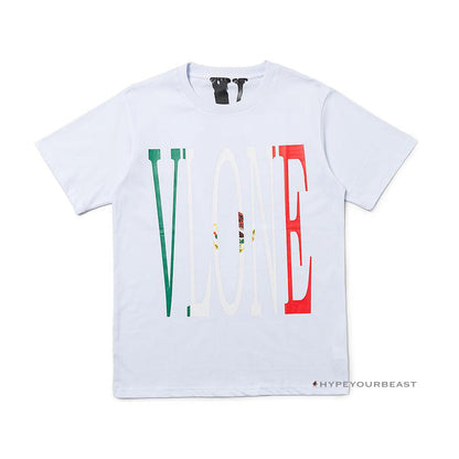 Vlone White Mexico Tee Shirt