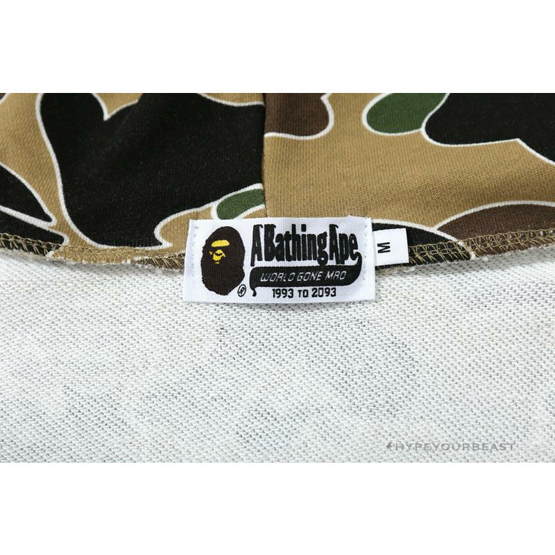 BAPE Shark Head STA Star Camouflage Hoodie 'YELLOW'