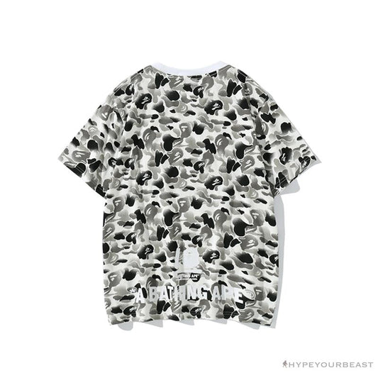 BAPE Chinese Style Ink 10th Anniversary Camouflage Tee Shirt 'WHITE'