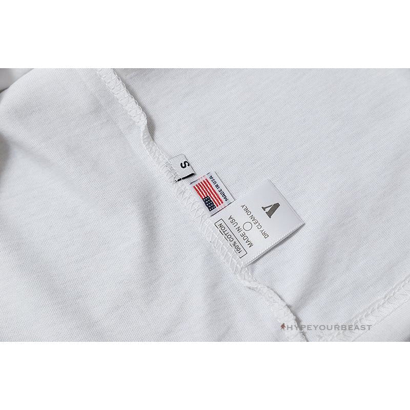 Vlone White And Red Tee Shirt