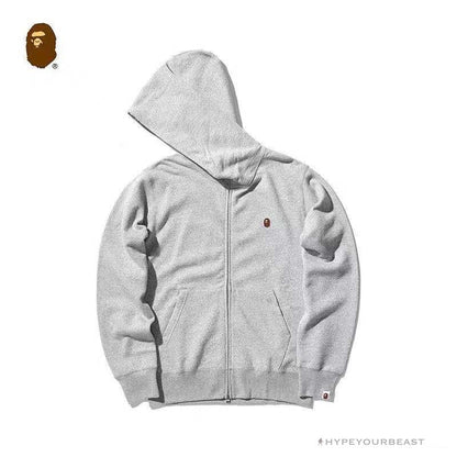 BAPE Classic Ape Head Hoodie 'GREY'