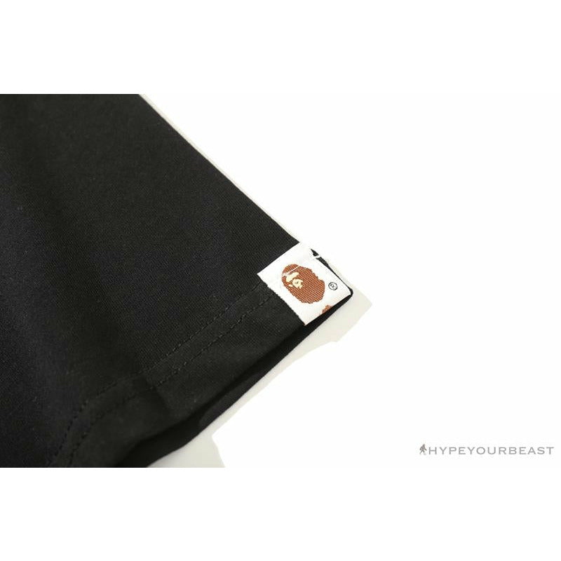 BAPE Baby Milo Sesame Street Plain Tee Shirt 'BLACK'