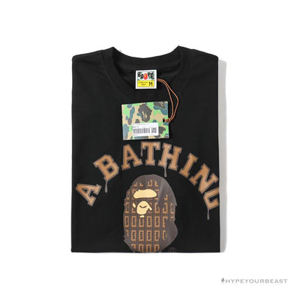 BAPE Valentine's Day Chocolate Ape Head Tee Shirt 'BLACK'