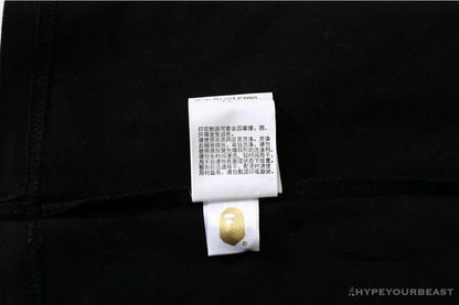 BAPE Ape Head Blue X Yellow Contrast Letter Tee Shirt