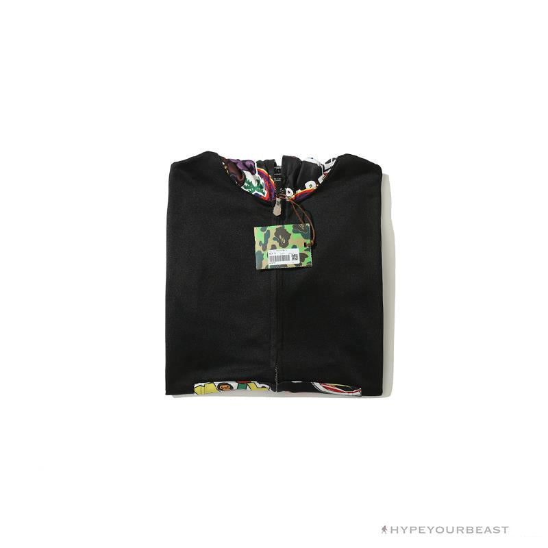BAPE Badge LOGO Sticker Style Stitching Hoodie