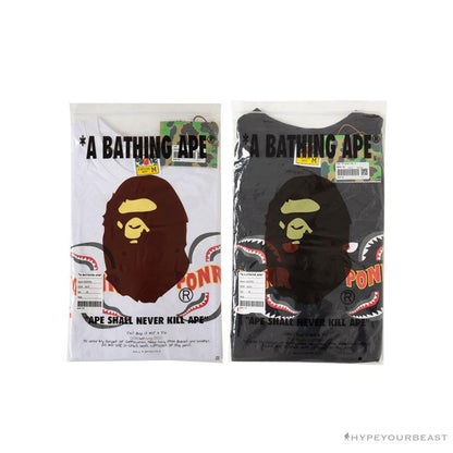 BAPE Shark Head PONR Tee Shirt 'BLACK'