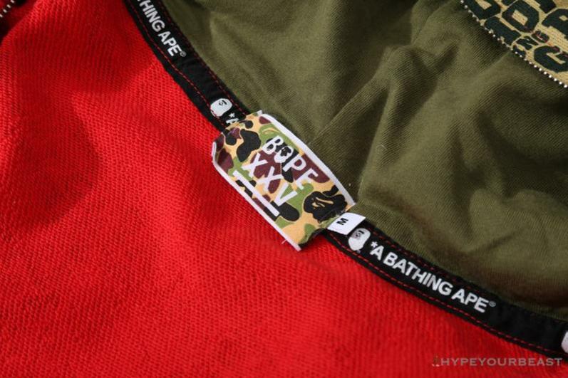 BAPE 25th Anniversary Double-Cap Camouflage Hoodie