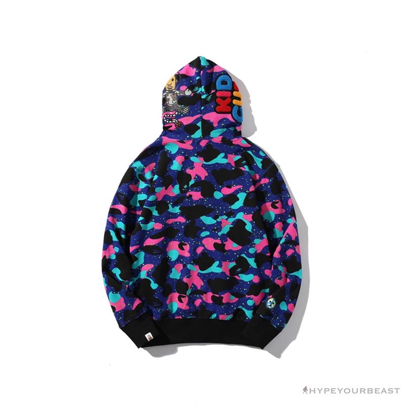 BAPE x KID CUDI Camouflage Hoodie
