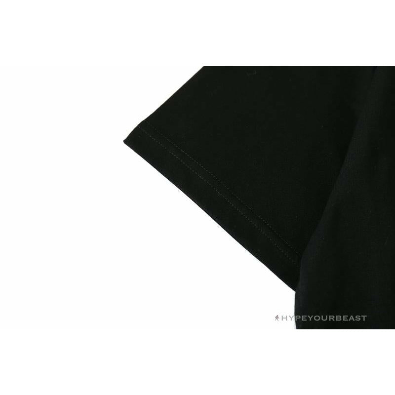 BAPE Blue Ape Head Green Storm Tee Shirt 'BLACK'