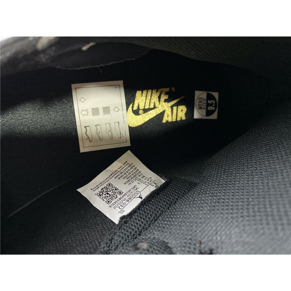 Air Jordan 1 High 'Black Metallic Gold'