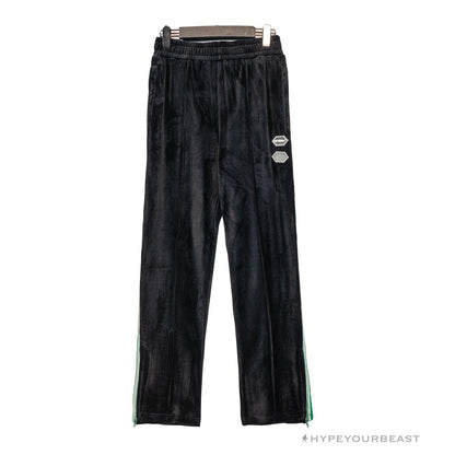 OFF-WHITE Side Webbing Casual Green Letter Pants