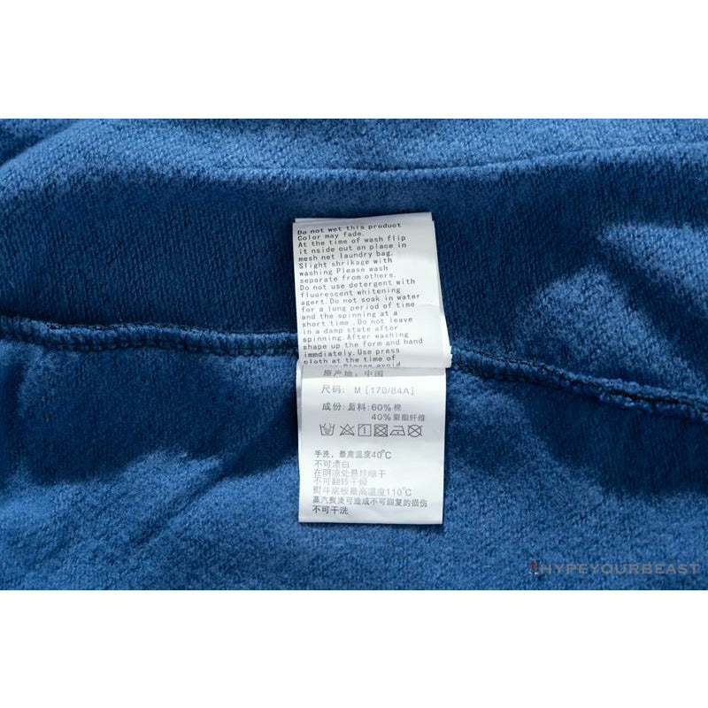 BAPE x READYMADE Tiger Head Foam Camouflage Shorts 'BLUE'