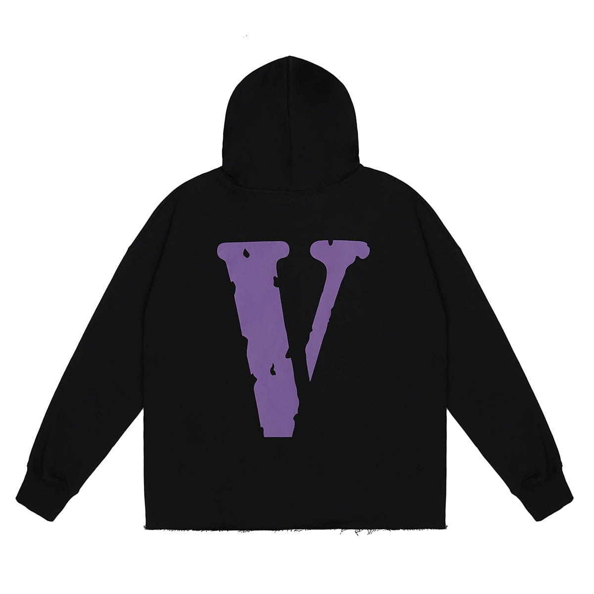 Vlone Purple and Black Friends Hoodie