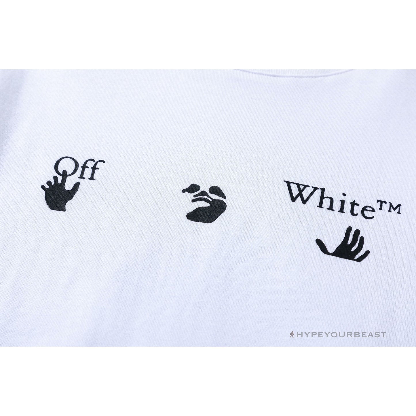 OFF-WHITE Sea Blue Cross Arrow Tee Shirt 'WHITE'