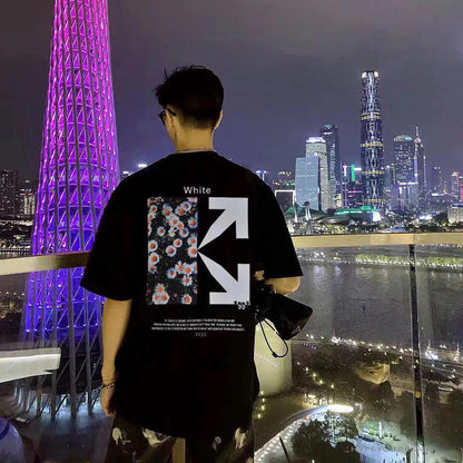 OFF-WHITE Daisy Graffiti Arrow Conley Tee Shirt 'BLACK'