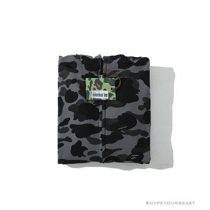 BAPE Camo Hoodie Shark Head 'GREY'