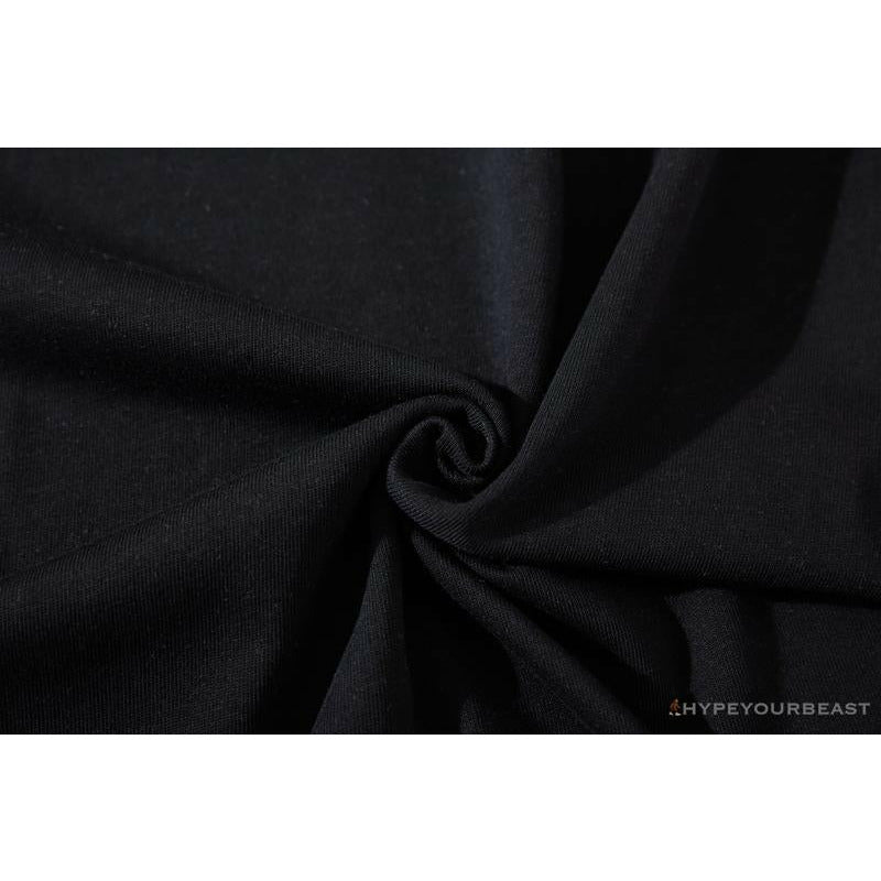 BAPE Baby Milo Red Shark Hat Little Monkey Tee Shirt 'BLACK'