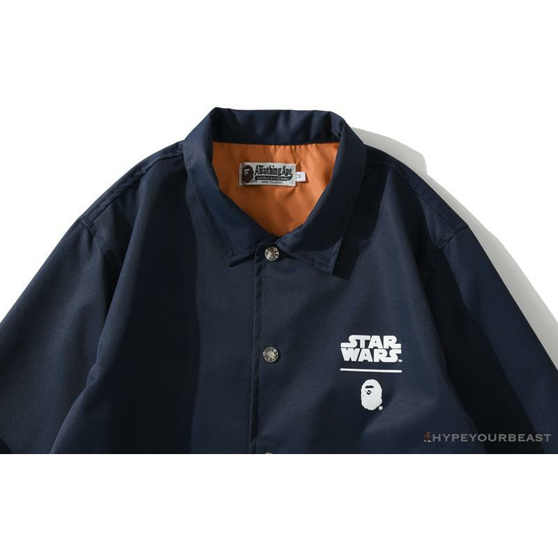 BAPE x Star Wars Collaboration Windbreaker Jacket 'BLUE'