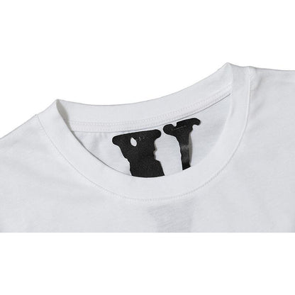 Vlone White and Silver Tee Shirt
