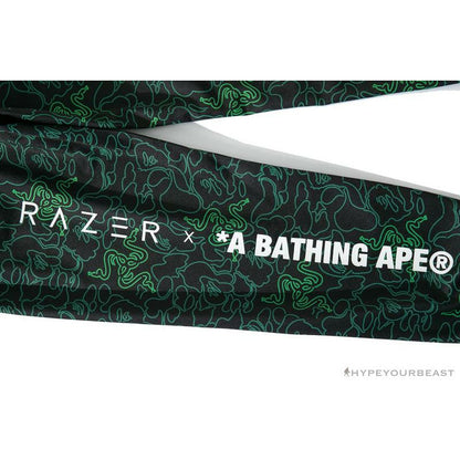 BAPE x RAZER Co-Branded Gaming Camouflage Green Pants